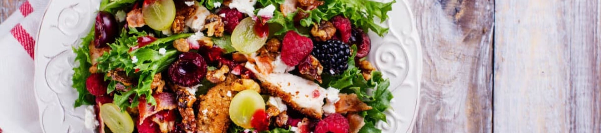Blackberry Chicken Collagen Salad