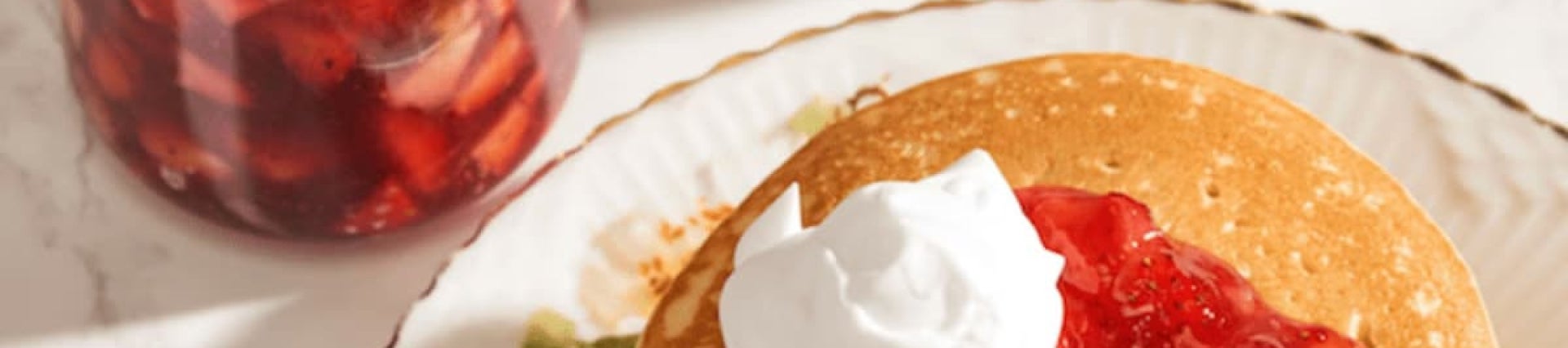 Collagen Strawberry Pancakes Recipe